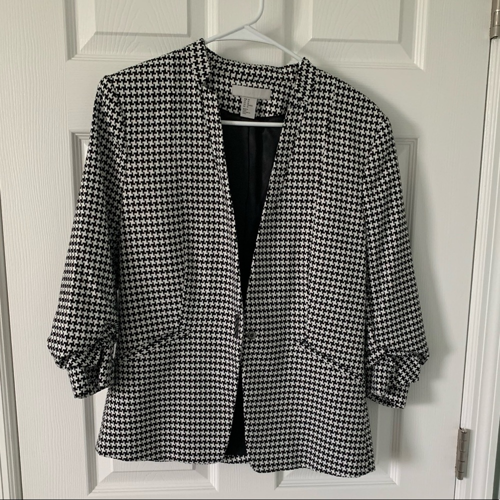 H&M Houndstooth Blazer